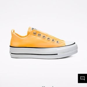 Updated Classic Chucks - slip-on platforms